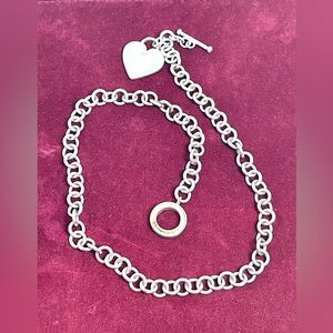 Sterling Necklace with Heart Charm